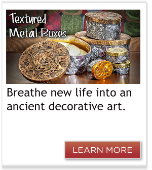 Textured Metal Boxes