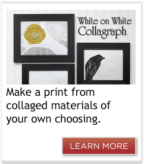 White on White Collagraph