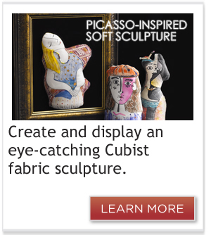 Picasso Inspired Soft Sculpture