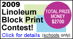 Linoleum Block Print Contest