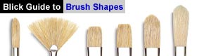 Blick Guide to Brush Shapes