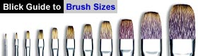 Blick Guide to Brush Sizes