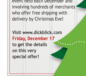 Free Shipping Day at Blick!