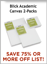 Blick Academic Canvas 2-Packs