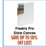 Fredrix Pro Series Dixie Gallery Profile Stretched Canvas 