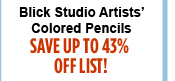 Blick Studio Artists' Colored Pencils 