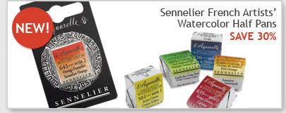 Sennelier French Artists Watercolor Half Pans