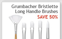 Grumbacher Bristlette Long Handle Brushes