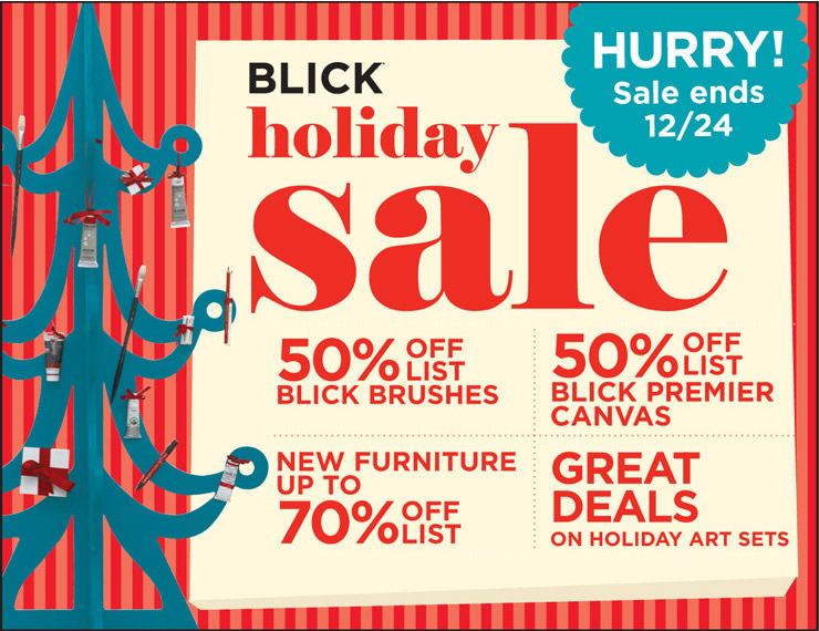 The Craft Mom Blick Art Materials Holiday Sale and Coupon