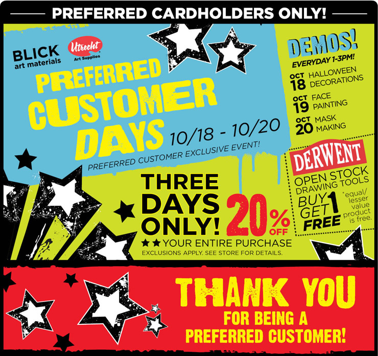 Preferred Customer Landing Page