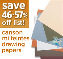 SAVE on Canson Mi-Teintes Drawing Papers!