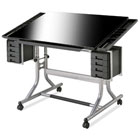 Alvin CraftMaster II Deluxe Glass Top Art and Drawing Table
