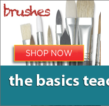 Blick Scholastic White Bristle Canisters