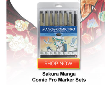 Sakura Manga Comic Pro Marker Sets
