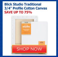 Blick Studio Traditional 3/4 Profile Cotton Canvas
