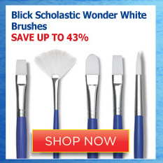 Blick Scholastic Wonder White Brushes