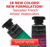 18 new colors!  New formulation!  Seneelier French Artists' Watercolors