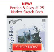 Borden and Riley 125 Marker Sketch Pads