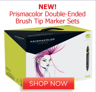 Prismacolor Double-Ended Brush Tip Marker Sets