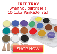 FREE tray when you purchase a 10-Color PanPastel Set
