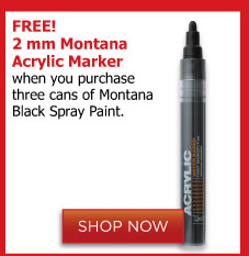 Montana Black Spray Paint