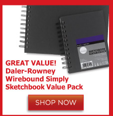 Daler Rowney Wirebound Simply Sketchbook Value Pack