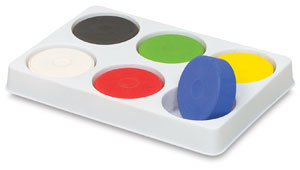 Set of 6 Cakes in Plastic Palette