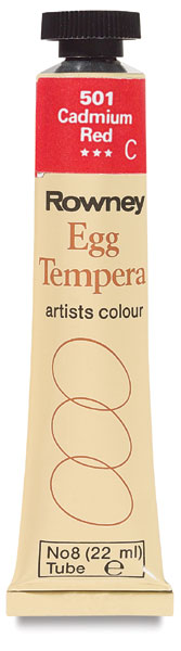 Egg Tempera, Cadmium Red