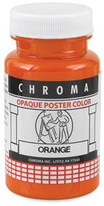 Chroma Opaque Poster Color, Orange