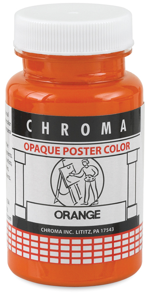 Chroma Opaque Poster Color, Orange
