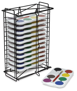 Tempera Paints with Rack