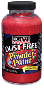 Dust Free Powder Paint, Red