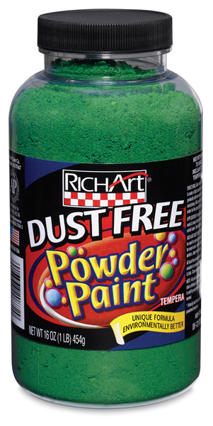 Dust Free Powder Paint, Green