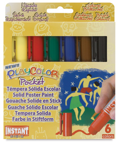 Standard Colors, Set of 6, Pocket Size Sticks