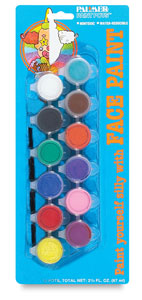 Face Paint Pots, Set of 12
