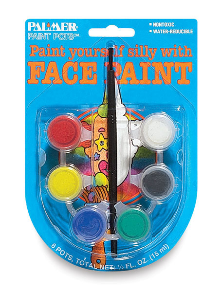 Face Paint Pots, Set of 6