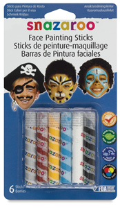 Boys Paint Sticks, Set of 6