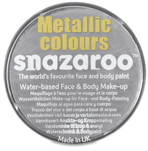 Snazaroo Face Paint, Silver