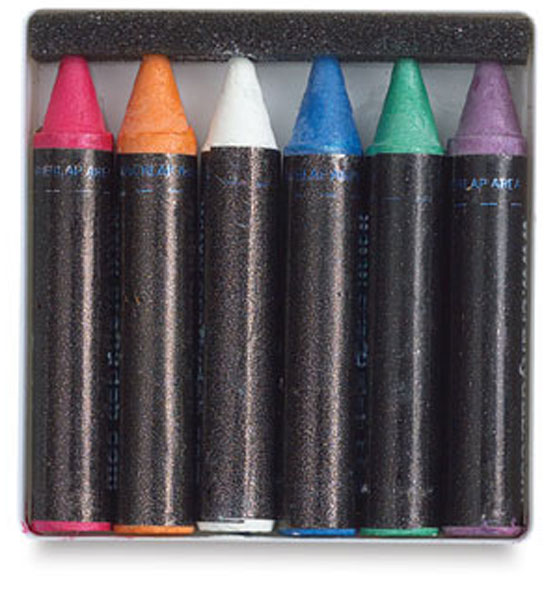 Pearl Face Paint Crayons, Pkg of 6