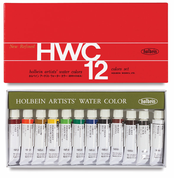 Set of 12 Colors, in 5&nbsp;ml Tubes