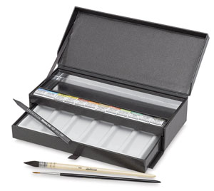 NEW! Platinum Set of 12 Half Pan Watercolors NEW! Platinum Set of 12 Half Pan Watercolors