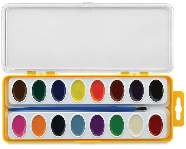 Scholastic Watercolors, 16 Pan Set