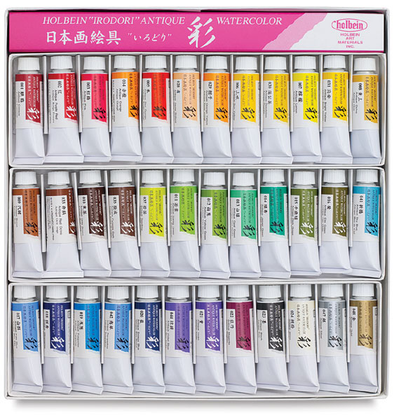 Set of 36 Colors, 15&nbsp;ml Tubes