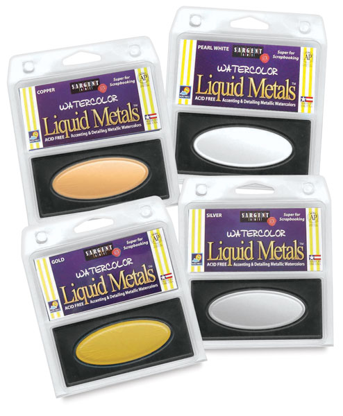 Liquid Metal Watercolor Pans