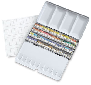 Metal Box Half Pan Set of 48