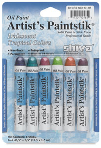  NEW! &nbsp;Iridescent Set of 6 Tropical Colors