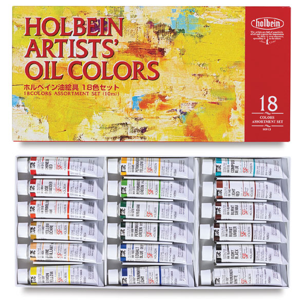 Set of 18 Colors, in 10 ml Tubes