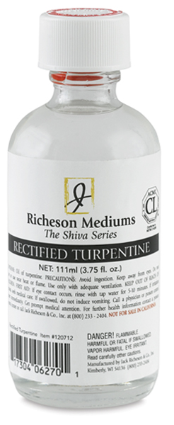 Rectified Turpentine, 3.75 oz