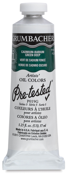 Cadmium Barium Green Deep, 1.25 oz Tube