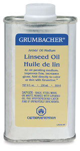 Linseed Oil Medium, 8&nbsp;oz